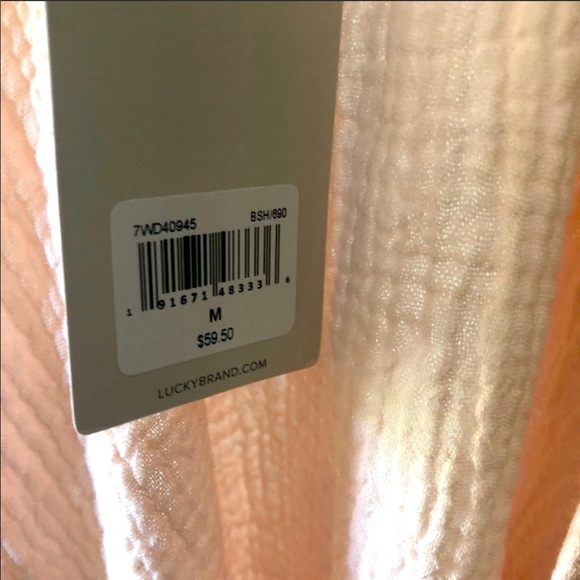 Lucky Brand Blush Pink Blouse - Picture 5 of 8